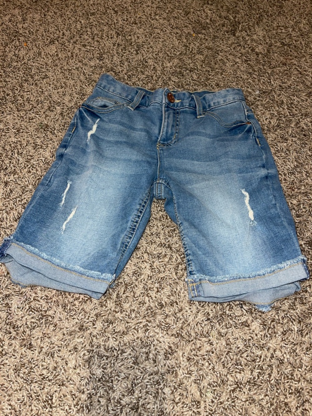 Justice girls Jean Bermuda shorts